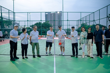 Tennis Court Re-Opening at Kemang Village Residence